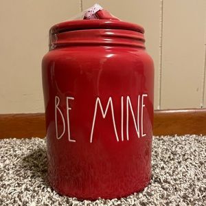 Rae Dunn Be Mine canister